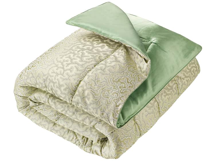 Coral Fern Silk Eiderdown - Green image