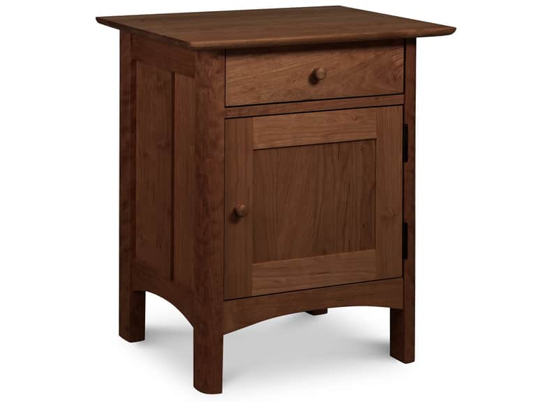 Heartwood Shaker 1-Drawer Nightstand with Door image