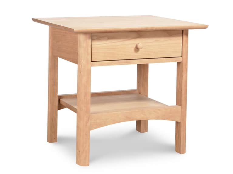 Heartwood Shaker 1-Drawer Open Shelf Nightstand image