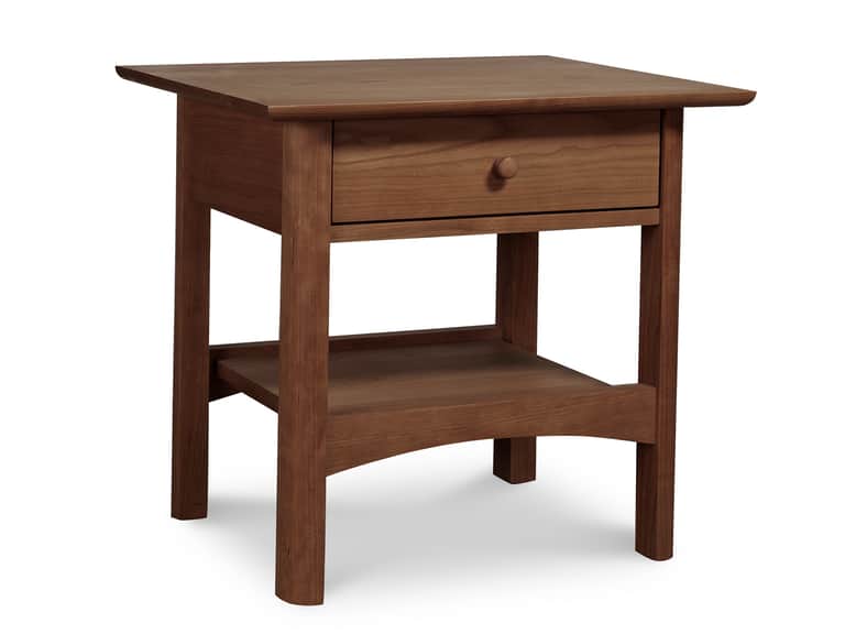 Heartwood Shaker 1-Drawer Open Shelf Nightstand image