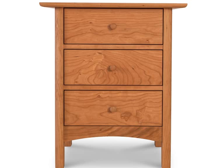 Heartwood Shaker 3-Drawer Nightstand image