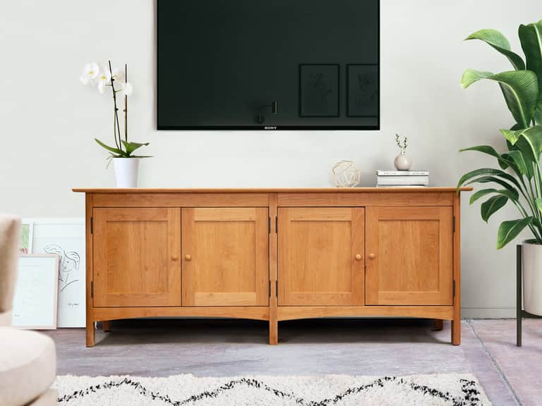 Heartwood Shaker 4-Door Console Bookcase image