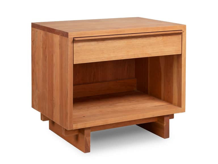 Kipling 1-Drawer Enclosed Shelf Wide Nightstand image
