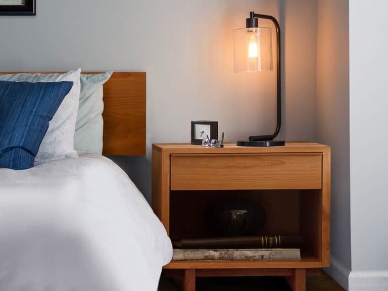 Kipling 1-Drawer Enclosed Shelf Wide Nightstand image