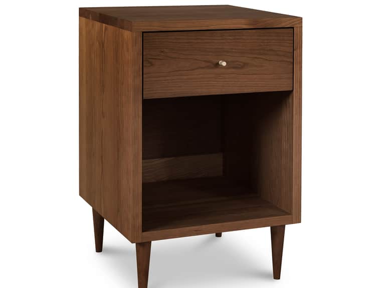 Larssen 1-Drawer Enclosed Shelf Nightstand image
