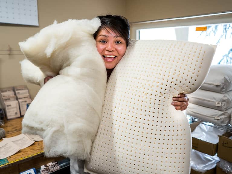 Latex & Wool Pillow image