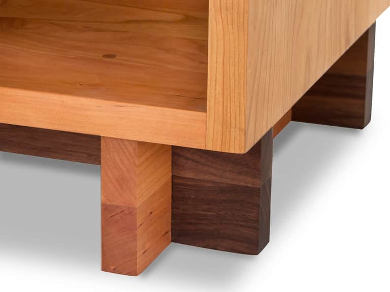 Modern American 1-Drawer Enclosed Shelf Nightstand image