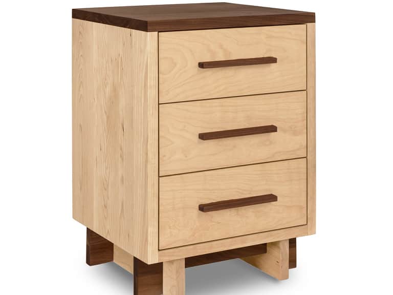 Modern American 3-Drawer Nightstand image