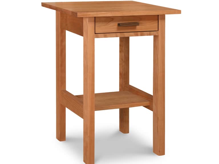 Modern Craftsman 1-Drawer Open Shelf Nightstand image