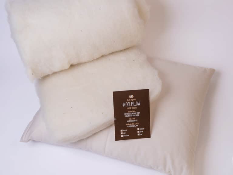 Natural Wool Pillow &ndash; Soft and Supportive image