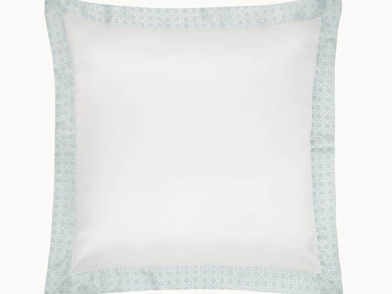 Rattan Blue Silk Oxford Pillowcase image