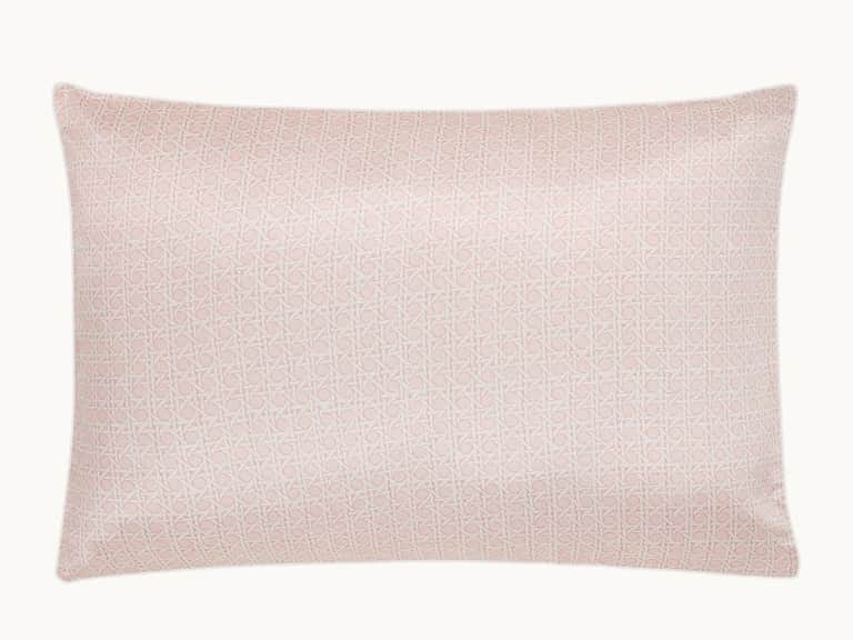 Rattan Pink Silk Piped Pillowcase image