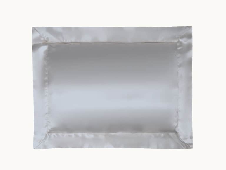 Silver Grey Silk Duvet Cover image