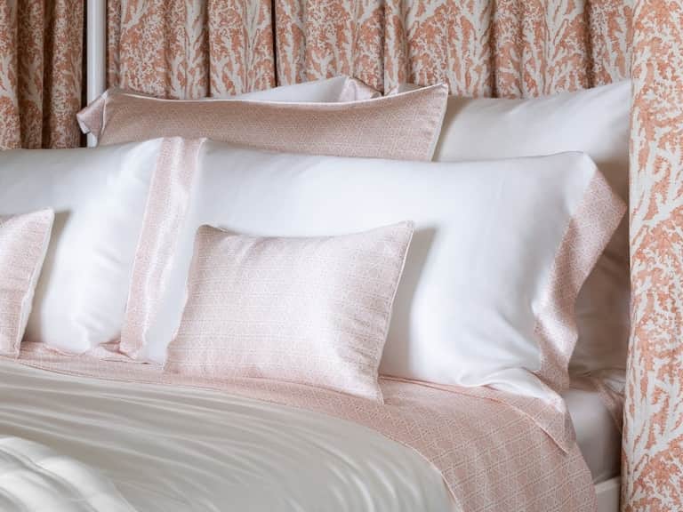 Rattan Pink Silk Flat Sheet image