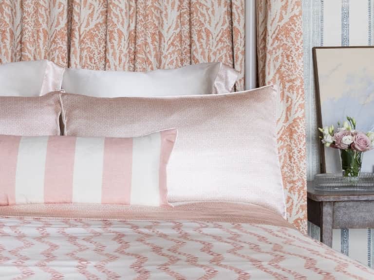 Rattan Pink Silk Flat Sheet image