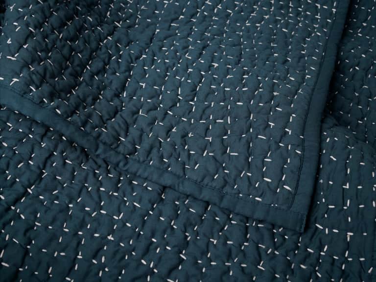 Pebbled Handstitched Organic Quilt image