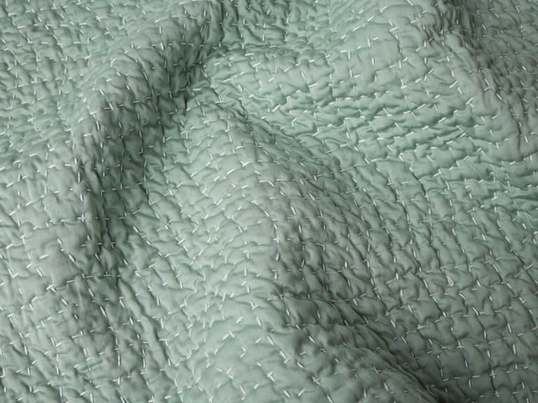 Pebbled Handstitched Organic Toddler Quilt image