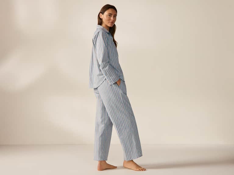 Women's Isla Organic Cotton Long Sleeve Pajama Set image