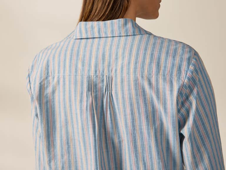 Women's Isla Organic Cotton Long Sleeve Pajama Set image