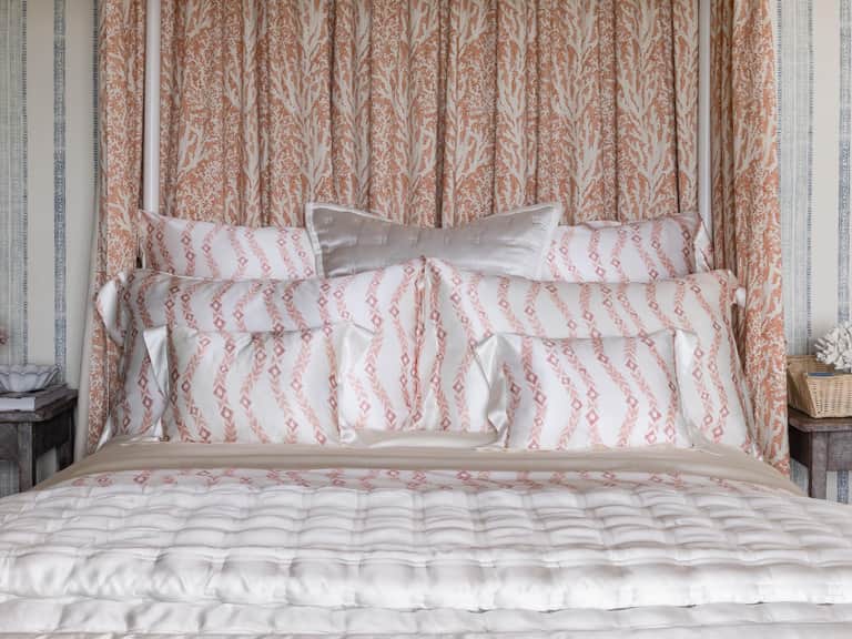 Windsor Silk Decorative Pillow - Ivory image