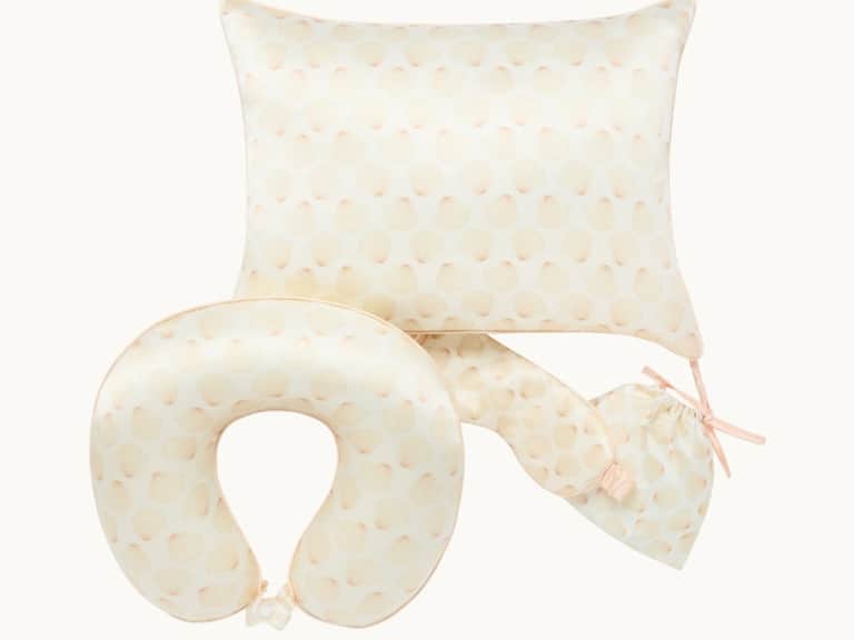 Silk Travel Pillow Seashells image