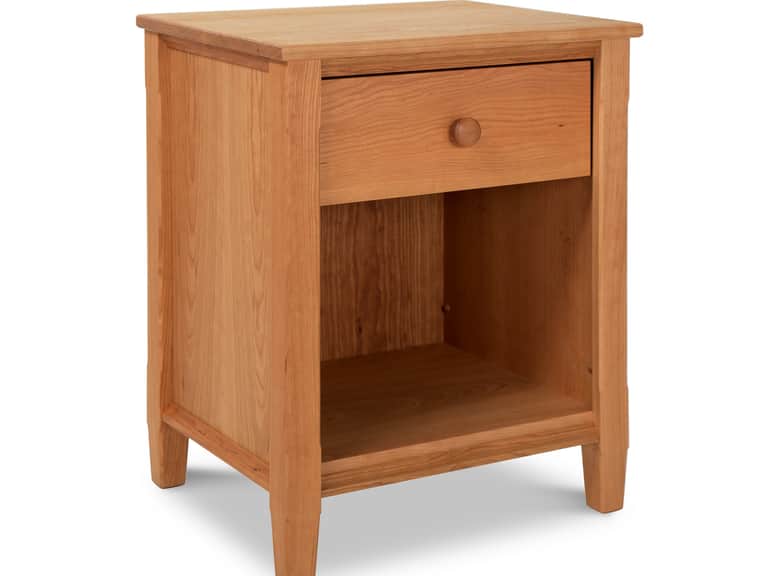 Vermont Shaker 1-Drawer Enclosed Shelf Nightstand - Floor Model image