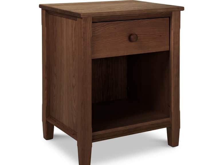 Vermont Shaker 1-Drawer Enclosed Shelf Nightstand image