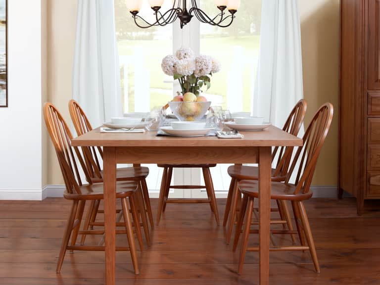 Vermont Shaker Solid Top Harvest Table image