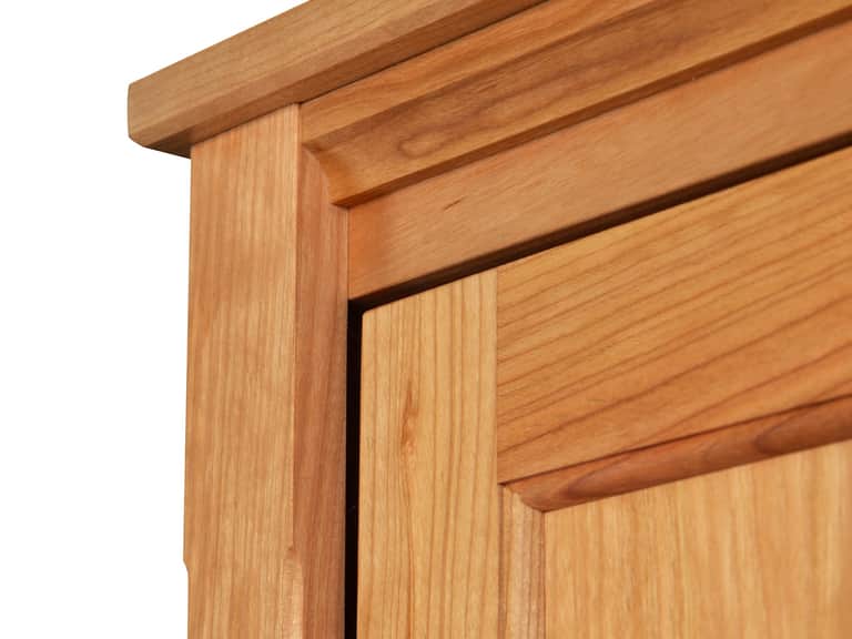 Vermont Shaker Narrow Bookcase with Mirror image