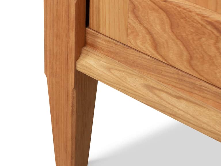 Vermont Shaker Narrow Bookcase with Mirror image