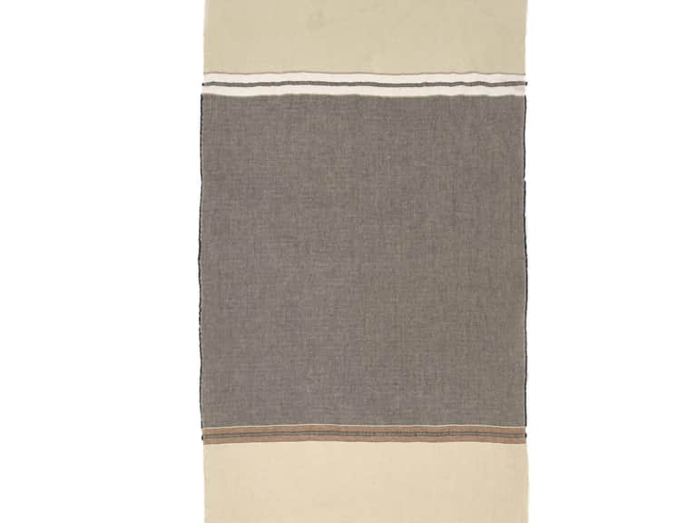 The Belgian Towel Fouta Beeswax stripe 43x71