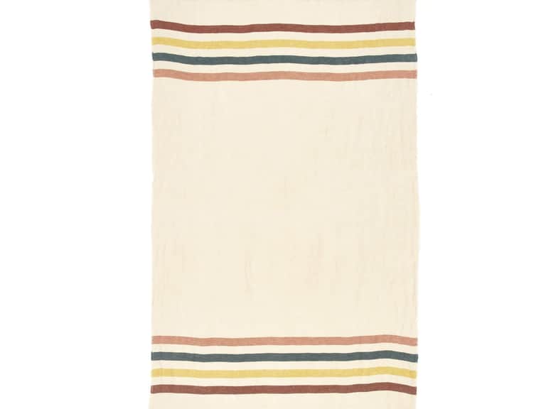 The Belgian Towel Fouta Lake stripe 43x71