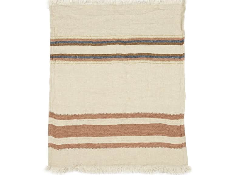 The Belgian Towel Fouta Harlan stripe 43x71