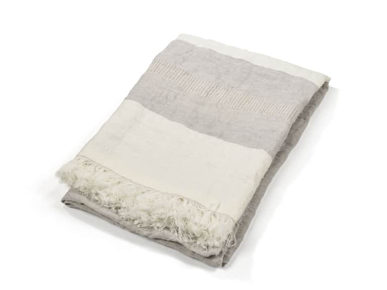 The Belgian Towel Fouta Gent stripe 43x71