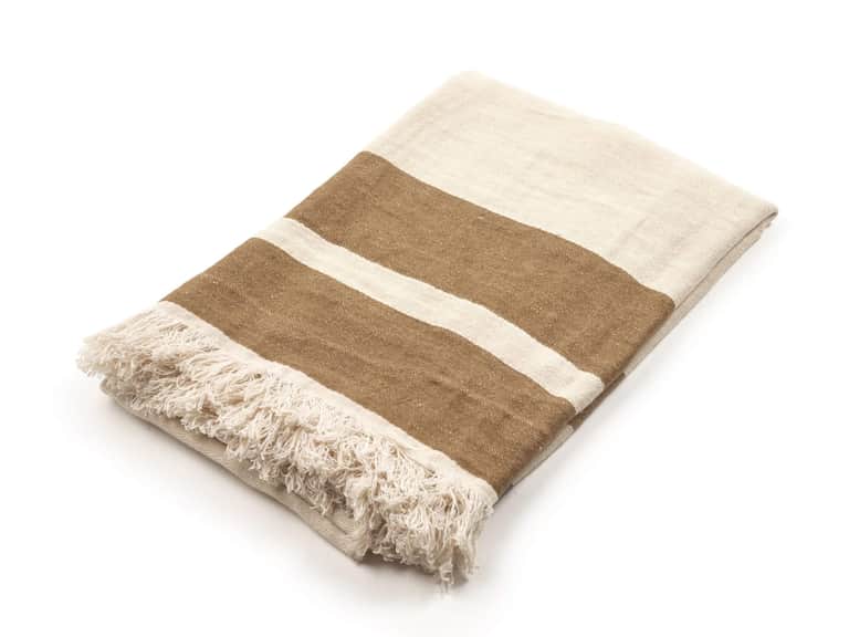 The Belgian Towel Fouta Dakota stripe 43x71