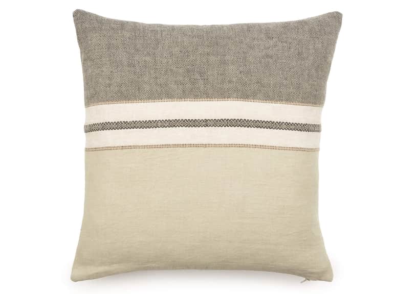 The Belgian Pillow Pillow cover Beeswax stripe 20x20