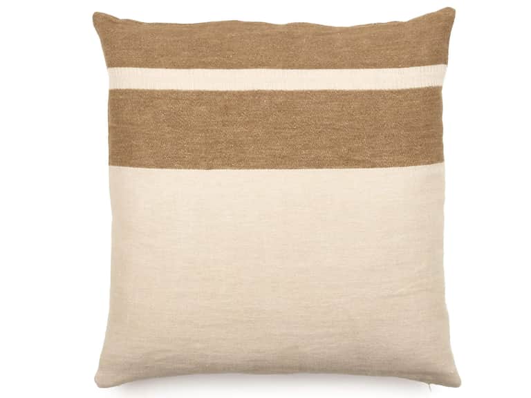 The Belgian Pillow Pillow cover Railroad stripe 20x20