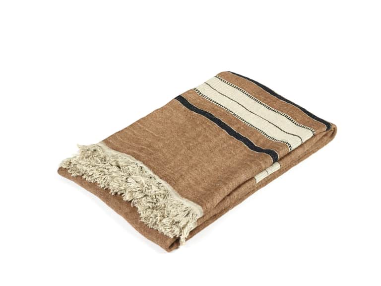 The Belgian Towel Fouta Bruges stripe 43x71