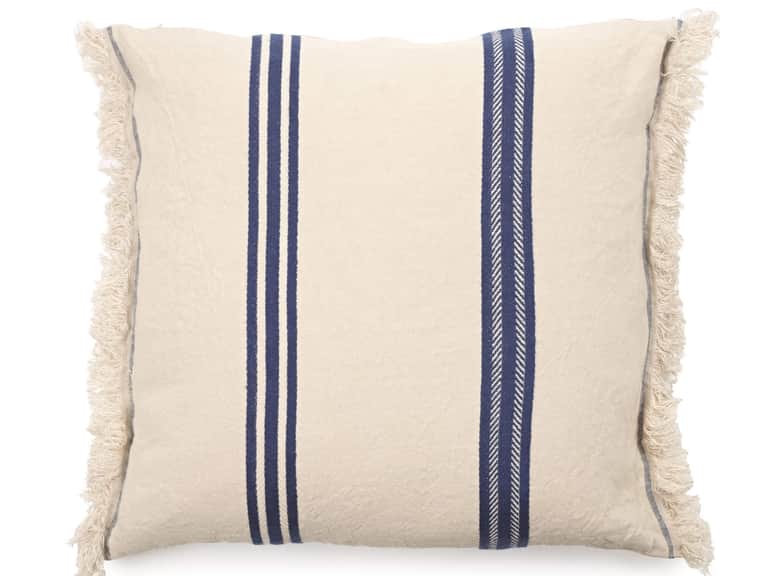The Indigo stripe Pillow cover image