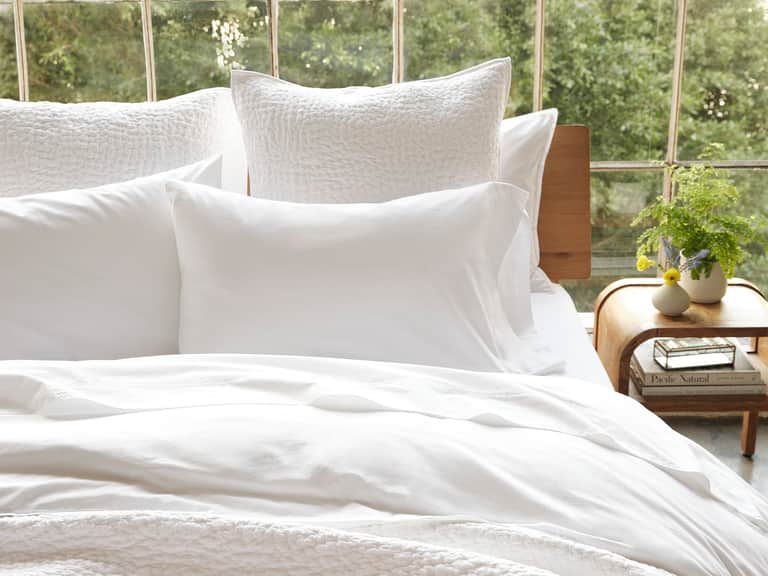 Pebbled Handstitched Organic Sham image