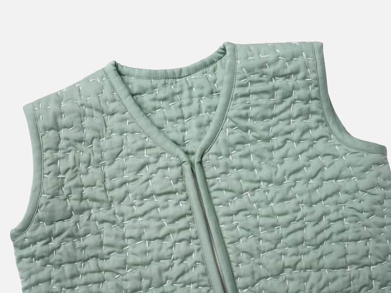 Pebbled Handstitched Organic Snuggle Sack image