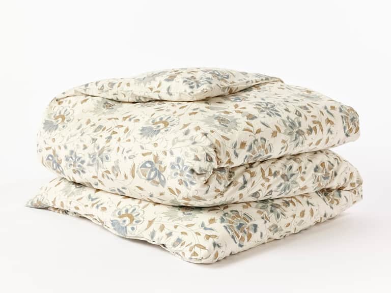 Coyuchi + Rejuvenation Flora Organic Print Duvet Cover image