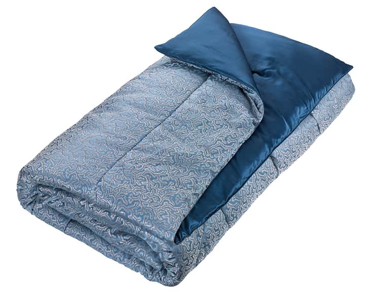 Coral Fern Silk Eiderdown - Blue image