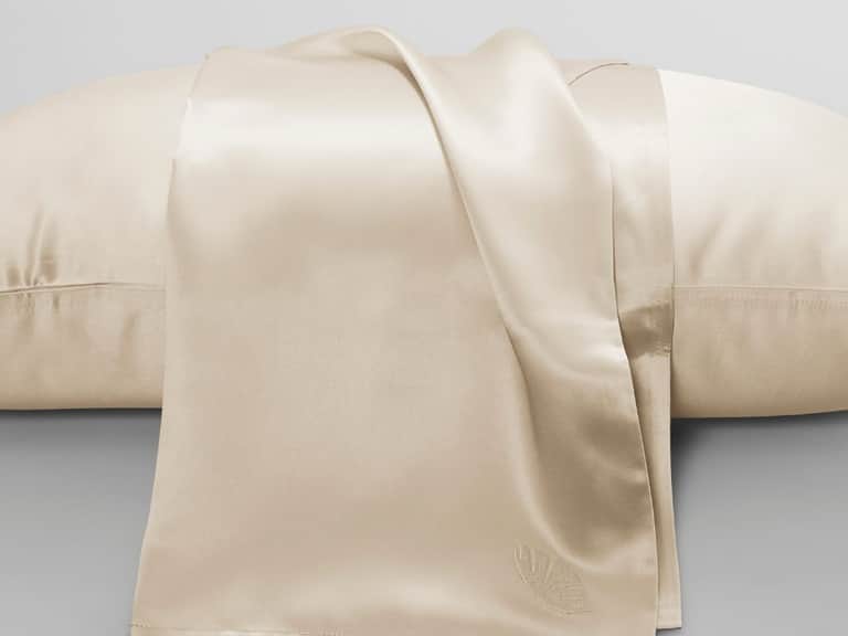 La Seta Mulberry Silk Pillowcase with Embroidery image