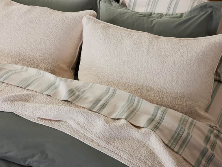 Cascade Organic Matelasse Coverlet image