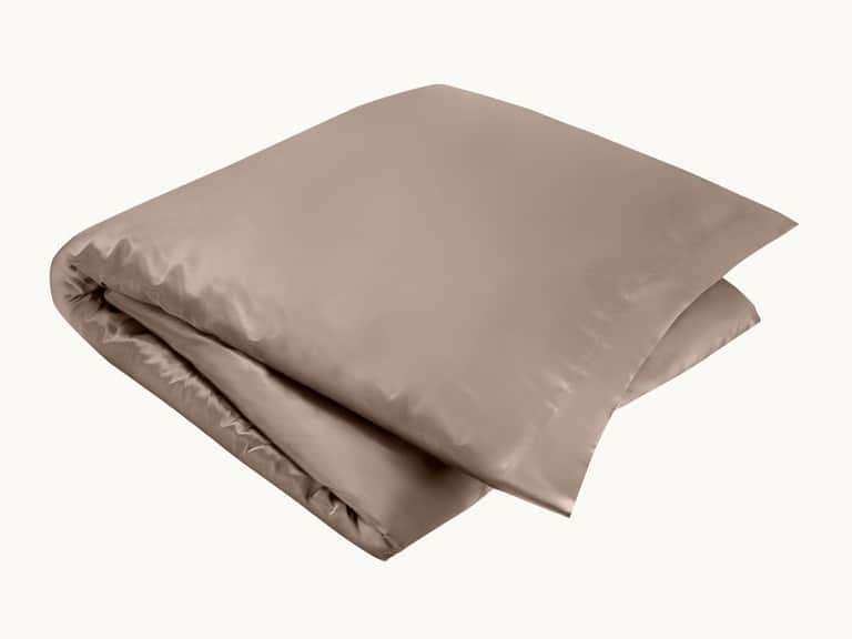 Mocha Silk Duvet Cover image