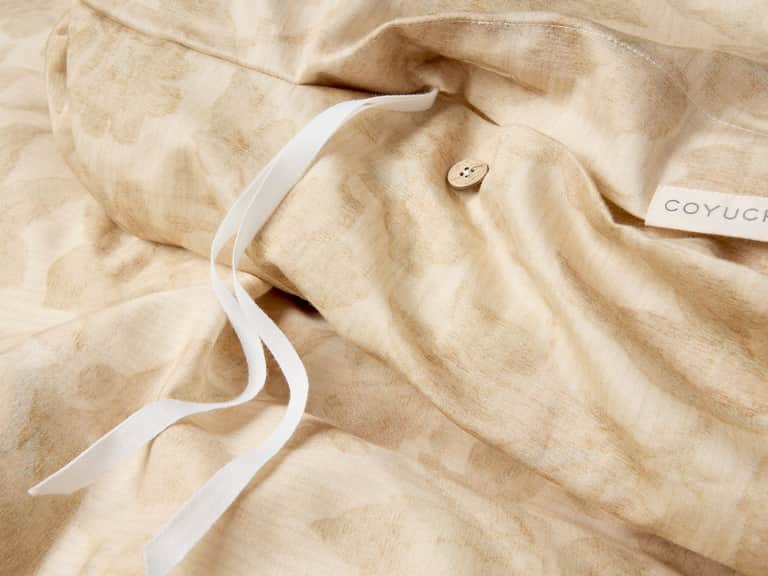 Camellia Organic Print Duvet Cover image