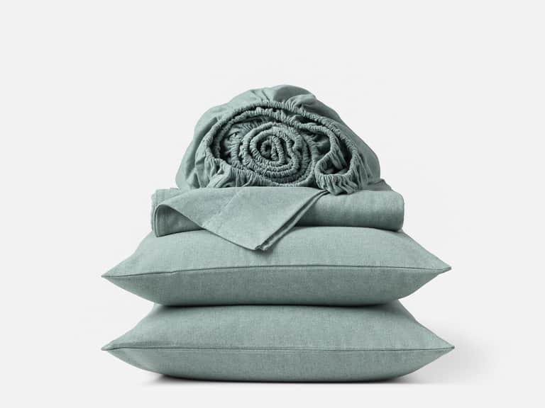 Cloud Brushed&trade; Organic Flannel Sheet Set image