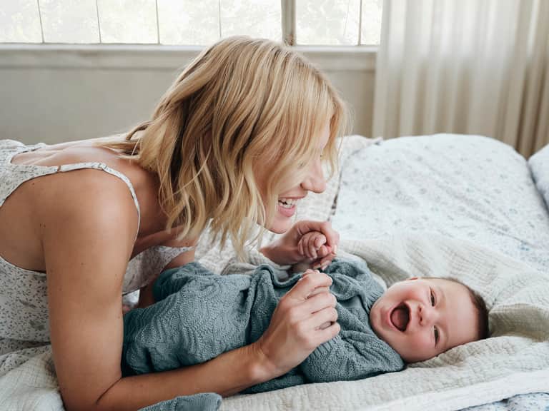 Wren Organic Knit Snuggle Sack image