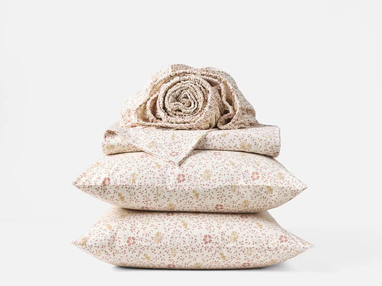 Organic Print Percale Sheet Set image